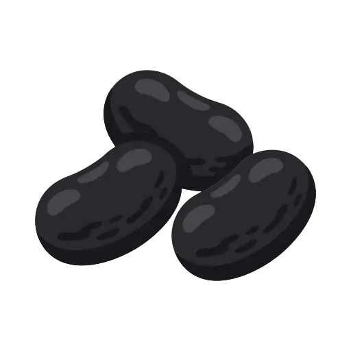 Black bean icon