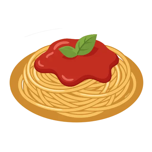 Pasta dish icon